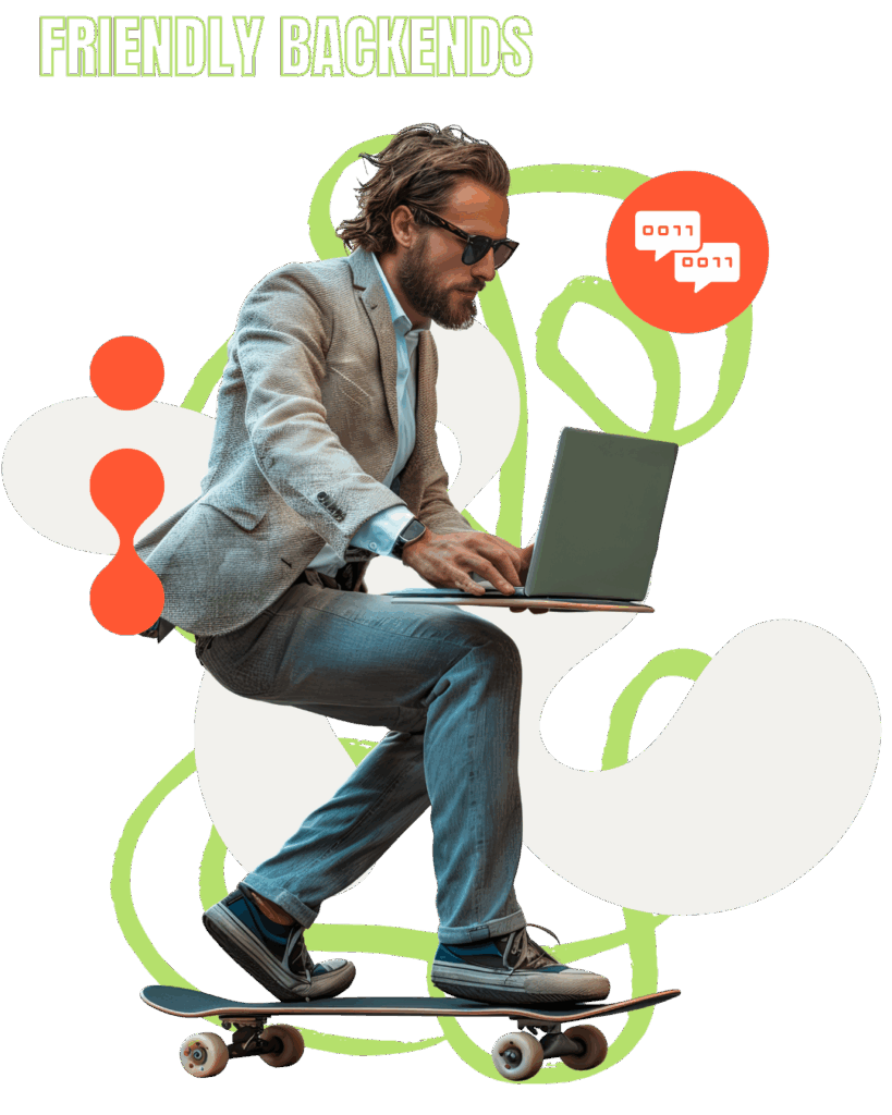 Friendly backends: functional, scalable, and easy to use